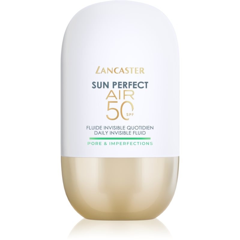 LANCASTER SUN PERFECT AIR SPF 50 PHOTOAGING FLUIDE INVISIBLE CONTROL PORE AND IMPERFECTIONS 40 ML