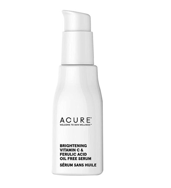 Acure Brightening Sérum 2% vitamine C et acide férulique 30 ml