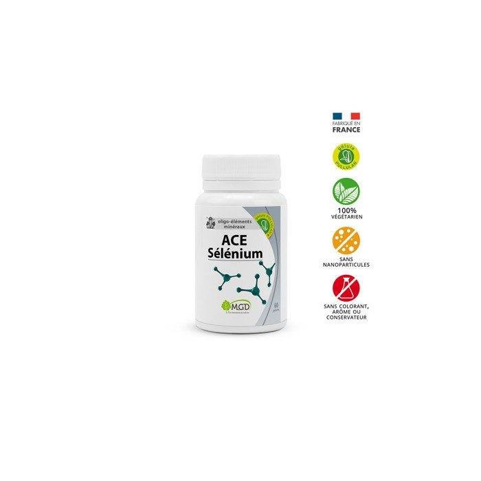MGD Ace Selenium Boite 60 Gélules