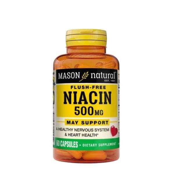 Mason Natural Flush-free Niacin 500mg