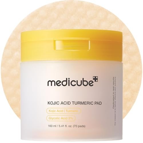 MEDICUBE KOJIC ACID TUMERIC PAD 70 PADS 160 ML