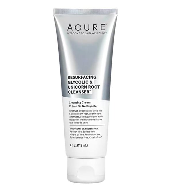 Acure Resurfacant a L'Acide Glycolique Creme Nettoyante 118 ml