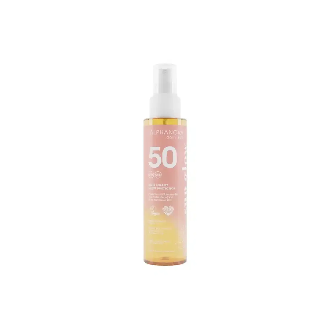 Alphanova Sun Glow Huile Solaire Spf50 125ml