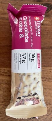 MAXI NUTRITION PROTEIN BAR CHOCOLATE COOKIE ET MILK