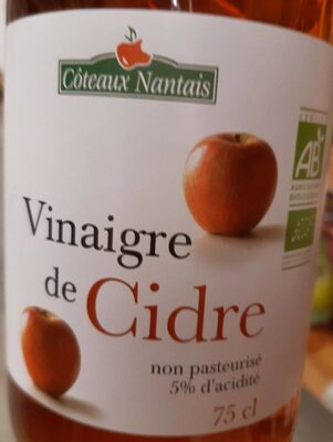 COTEAUX NANTAIS VINAIGRE DE CIDRE 75CL