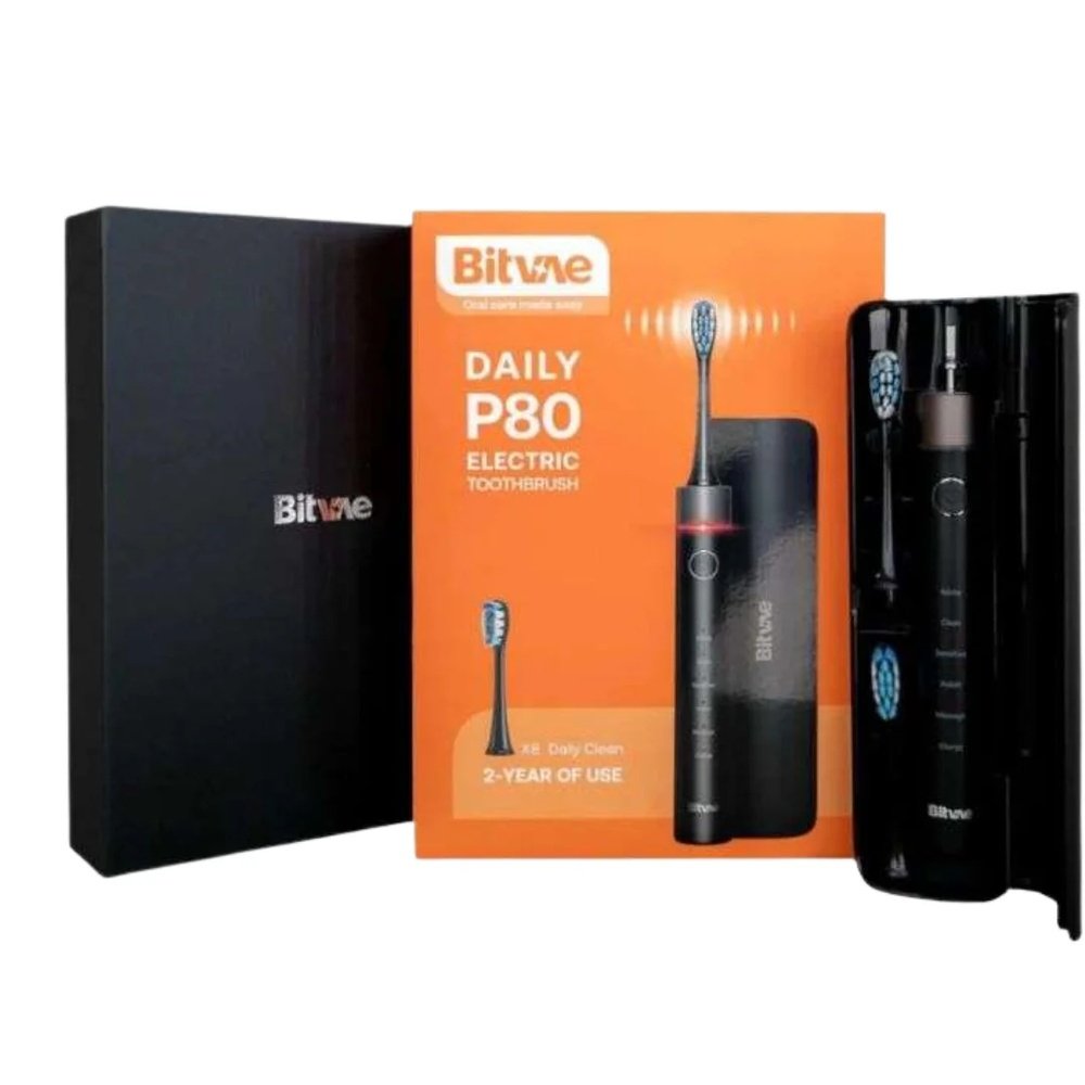 Bitvae Daily P80 Brosse a Dents Electrique 8 Tetes