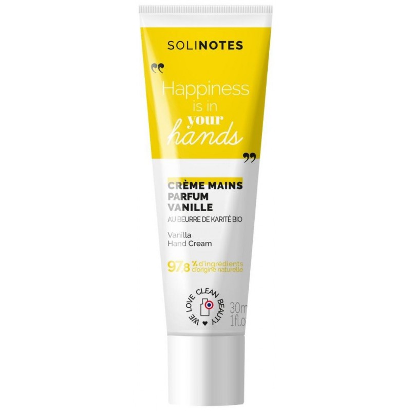 SOLINOTES CREME MAINS PARFUM VANILLE 30 ML