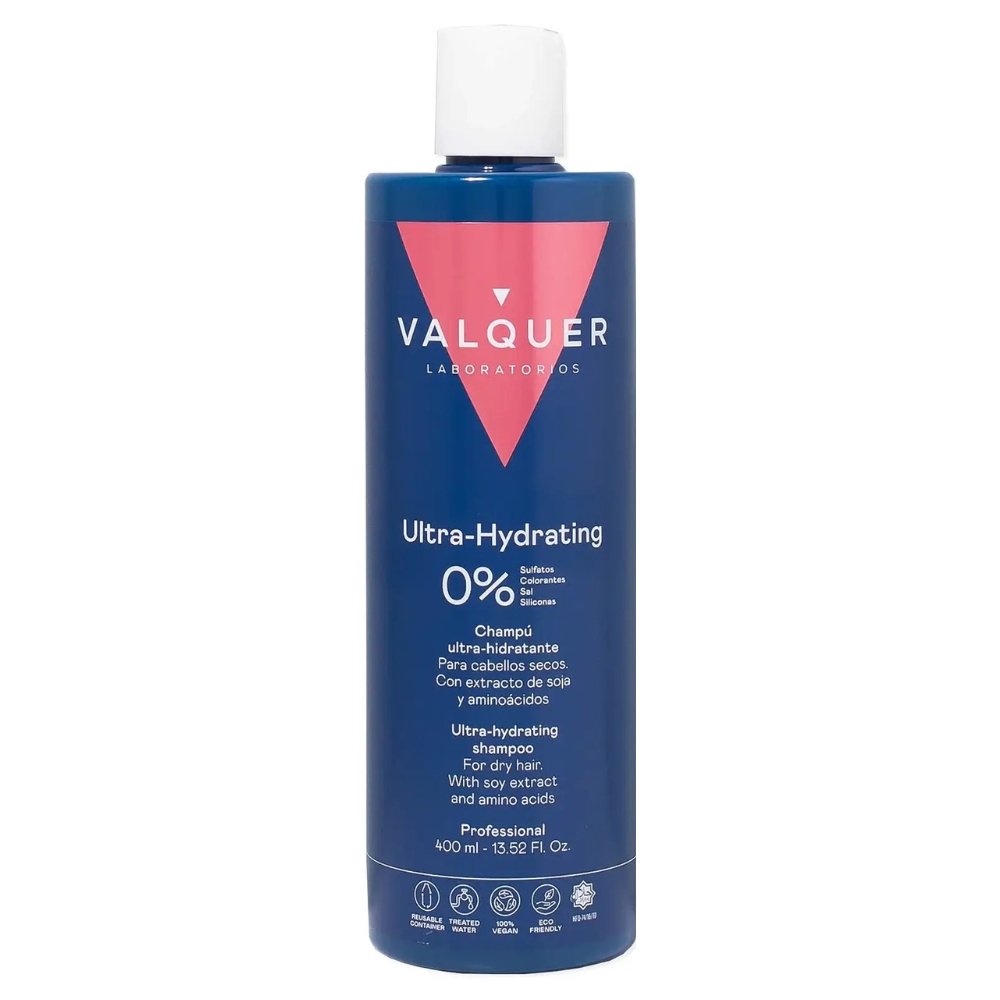 VALQUER – Shampoing Ultra-Hydratant Cheveux Secs – 400ml