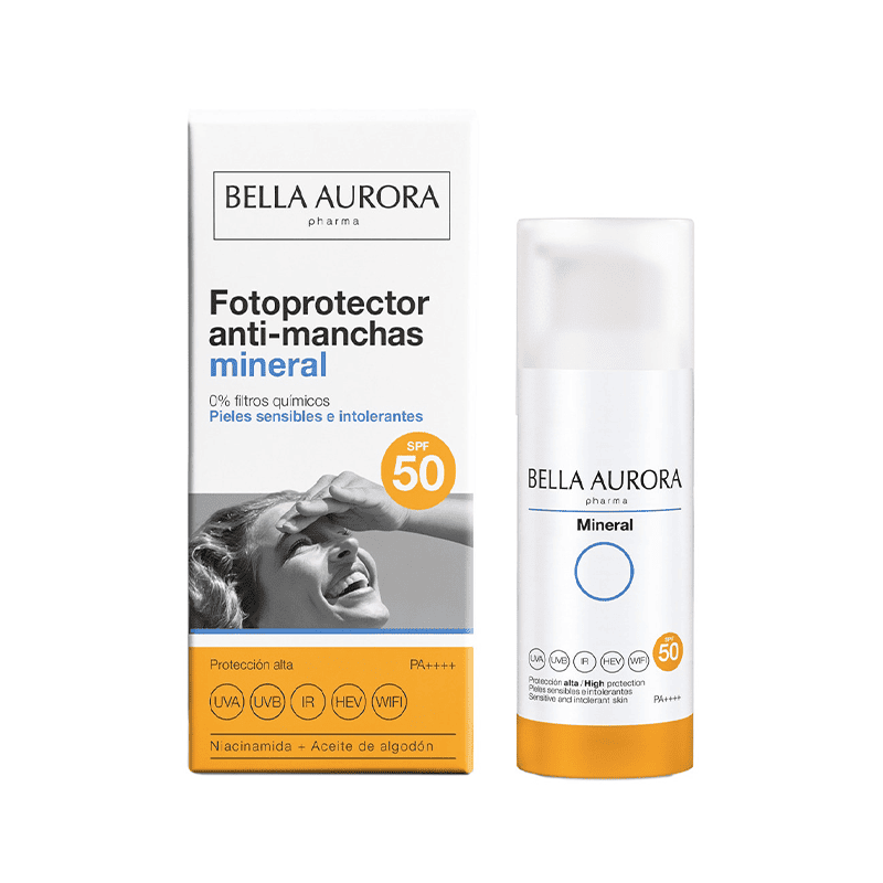 BELLA AURORA FOTOPROTECTOR ANTI TACHES MINERAL SPF50 50ML