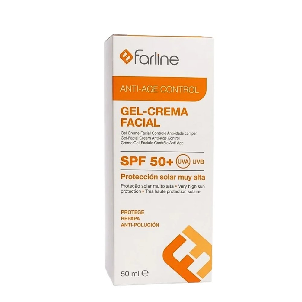 FARLINE – Ecran Solaire Anti-Age Invisible Spf50+ – 50ml