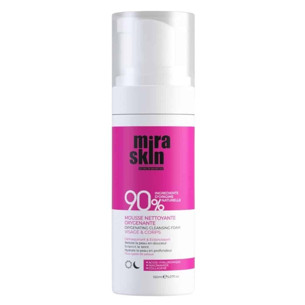 MIRASKIN Mousse Nettoyante Oxygénante 150ml
