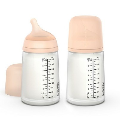 SUAVINEX STARTER SET ZERO ZERO DEBIT S ADAPTANT A LA SUCCION DU BEBE 180 ML