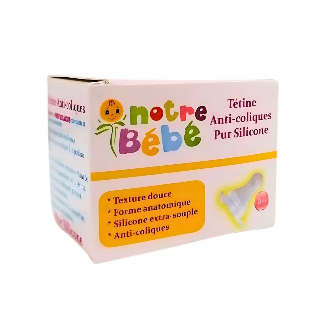 NOTRE BEBE – Tetine Anti-Colic +3m