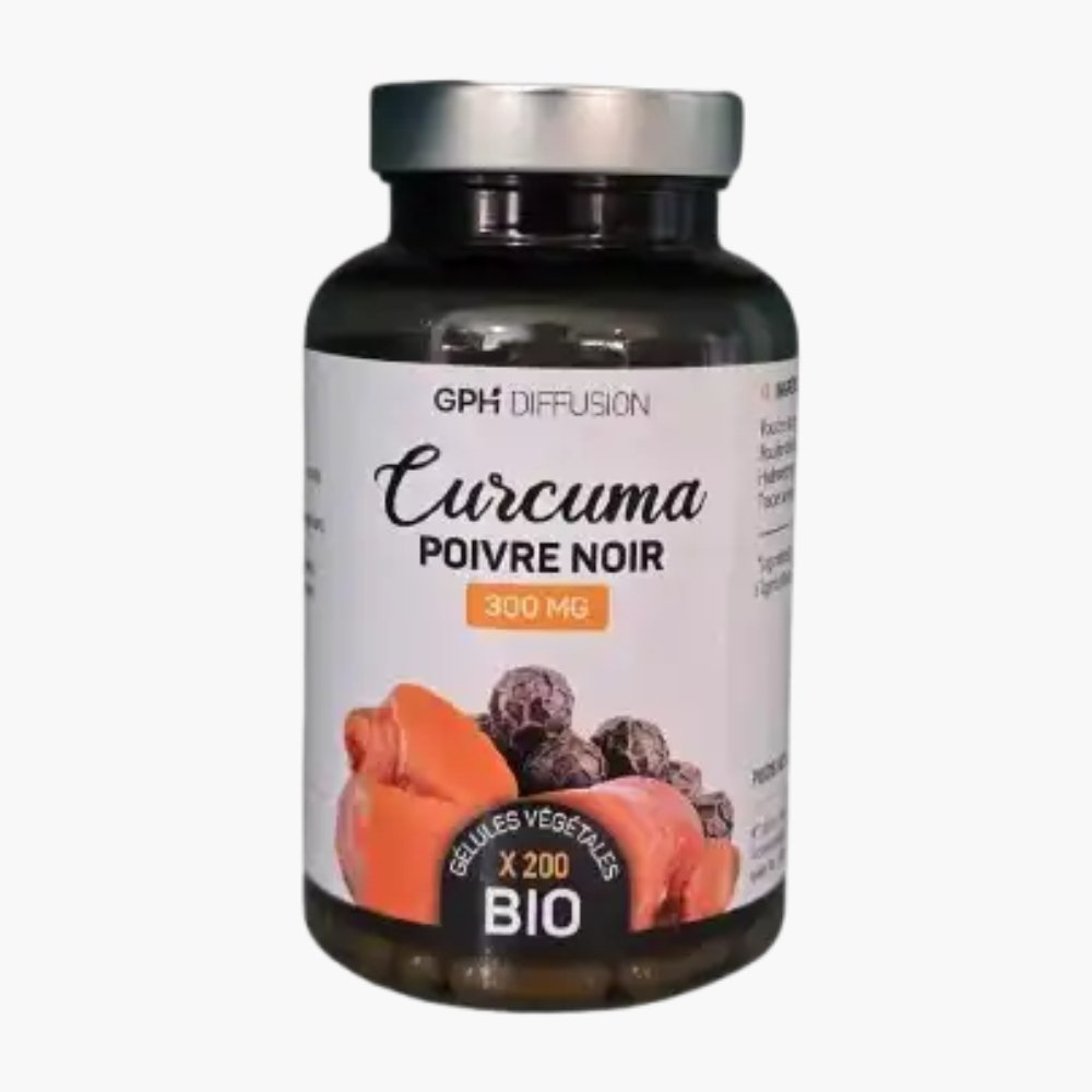 GPH DIFFUSION – Curcuma et Poivre Noir 300mg