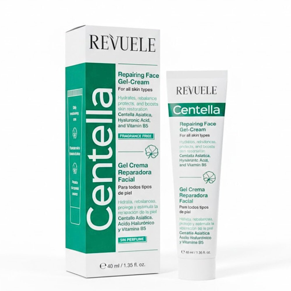 REVUELE – Centella Repairing Face Gel-Cream – 40Ml