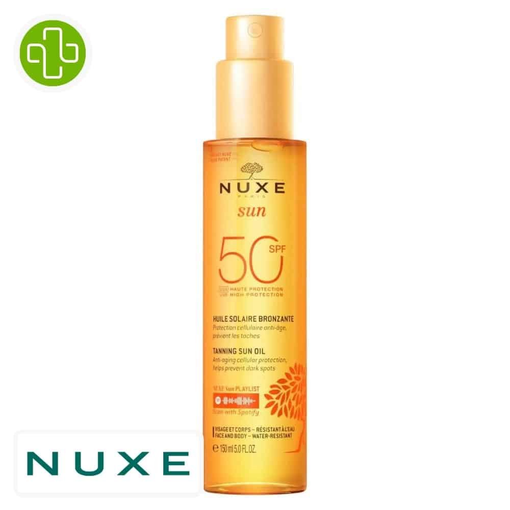 Nuxe Sun Huile Solaire Bronzante SPF50 150ml