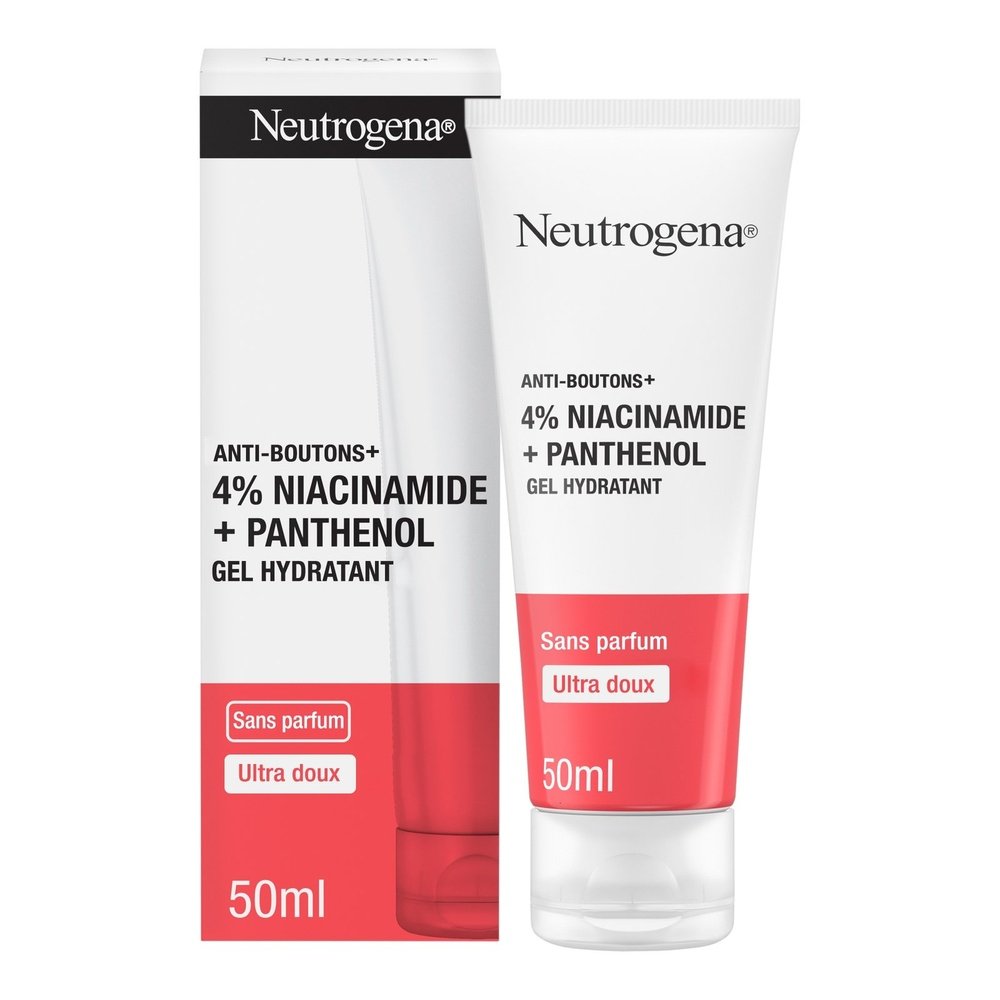 NEUTROGENA – Gel Hydratant Anti-Boutons+ 4 % Niacinamide + Panthenol – 50 ml