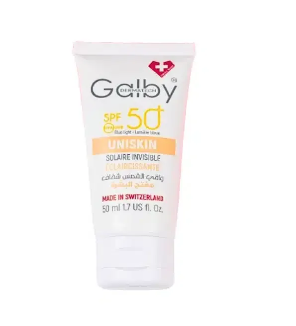 Galby Dermatech Uniskin Crème Solaire Invisible Éclaircissante SPF50+ 50ml