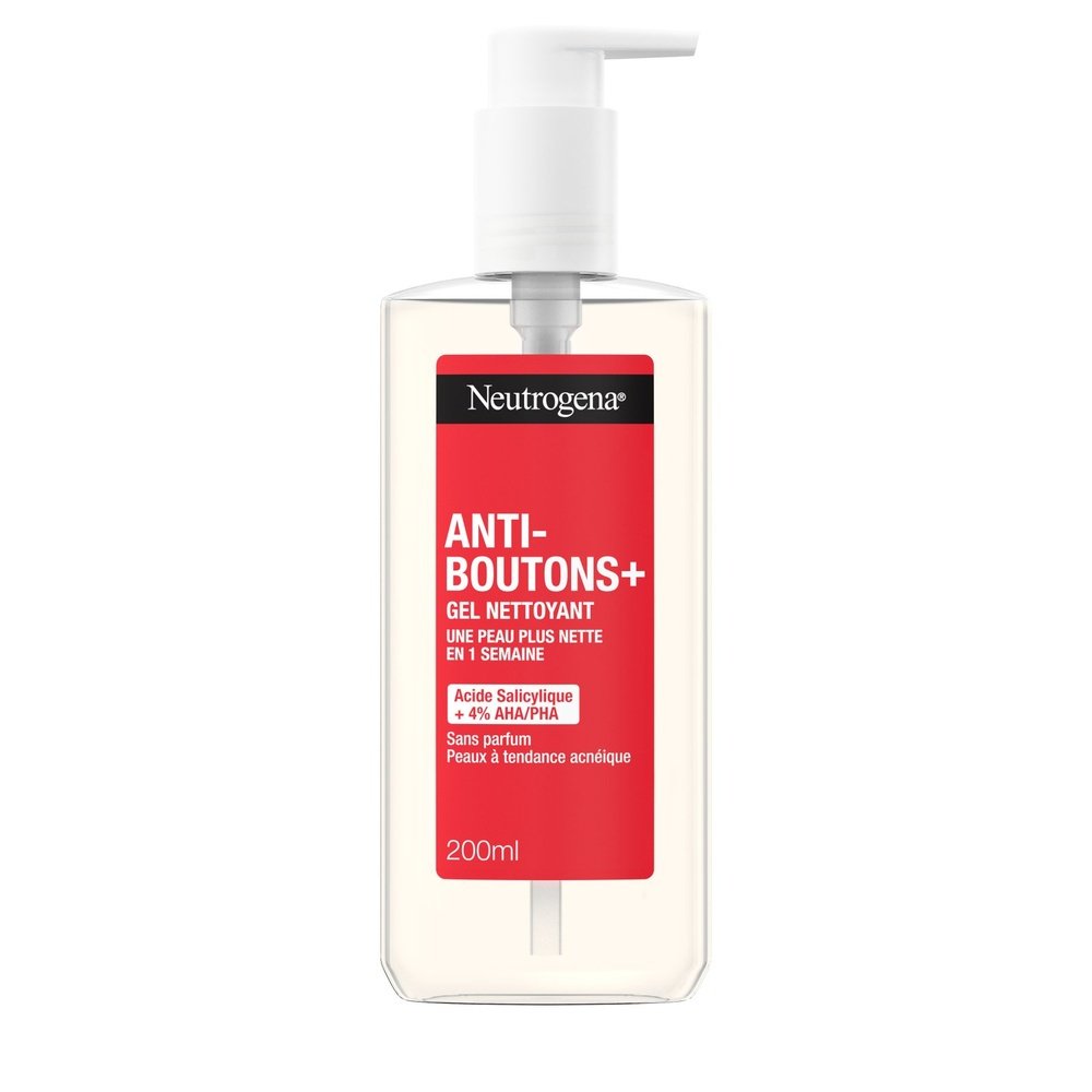 NEUTROGENA – Gel Nettoyant Anti-Boutons+ – 200 ml