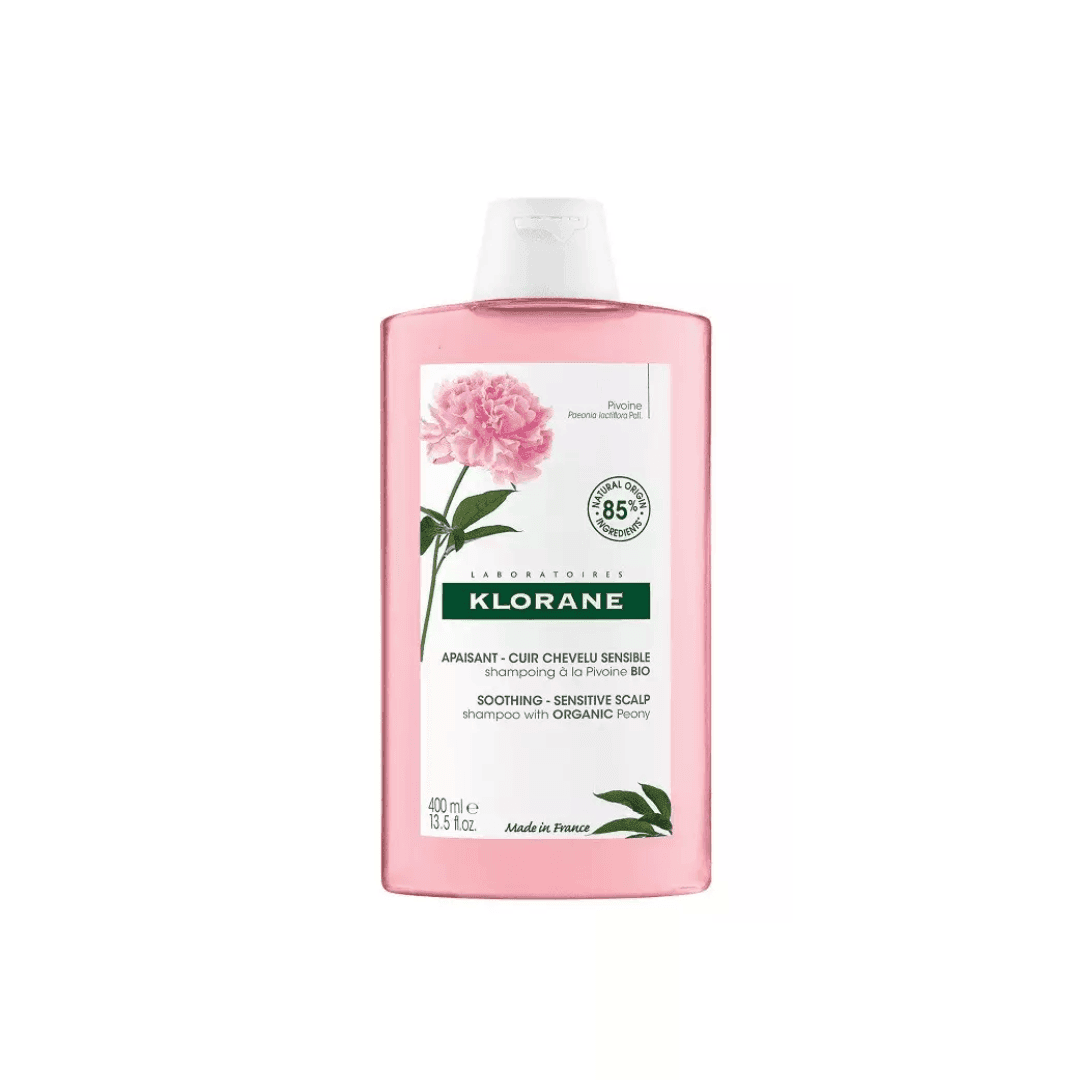 KLORANE Shampooing Apaisant Anti-Irritation Pivoine BIO - Cuir Chevelu Sensible 400 ML