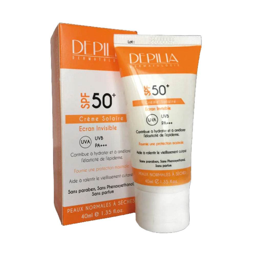 Depilia Ecran Invisible Fluide Solaire SPF 50+ 40 ml