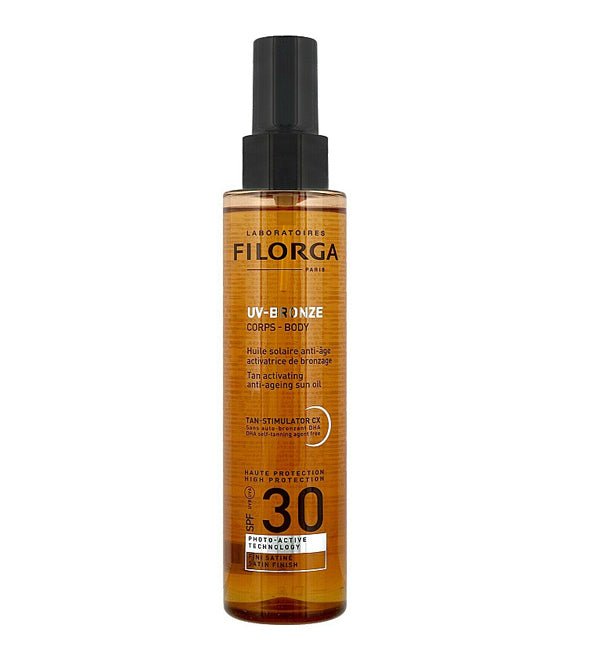 Filorga UV-Bronze Corps SPF30 Huile Solaire anti-Âge Activatrice de