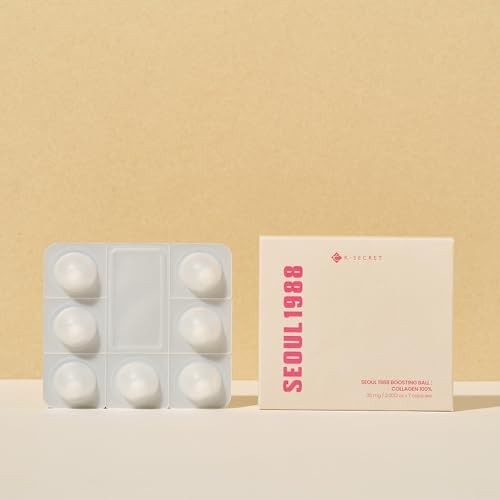 K SECRET SEOUL 1988 BOOSTING BALL COLLAGEN 100% 7 CAPSULES