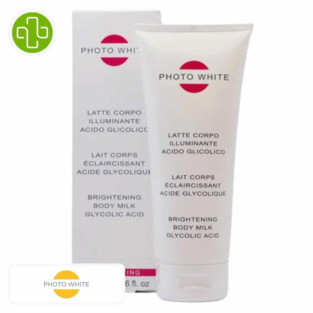 Photowhite Lait Corps Eclaircissant Acide Glycolique 200ml