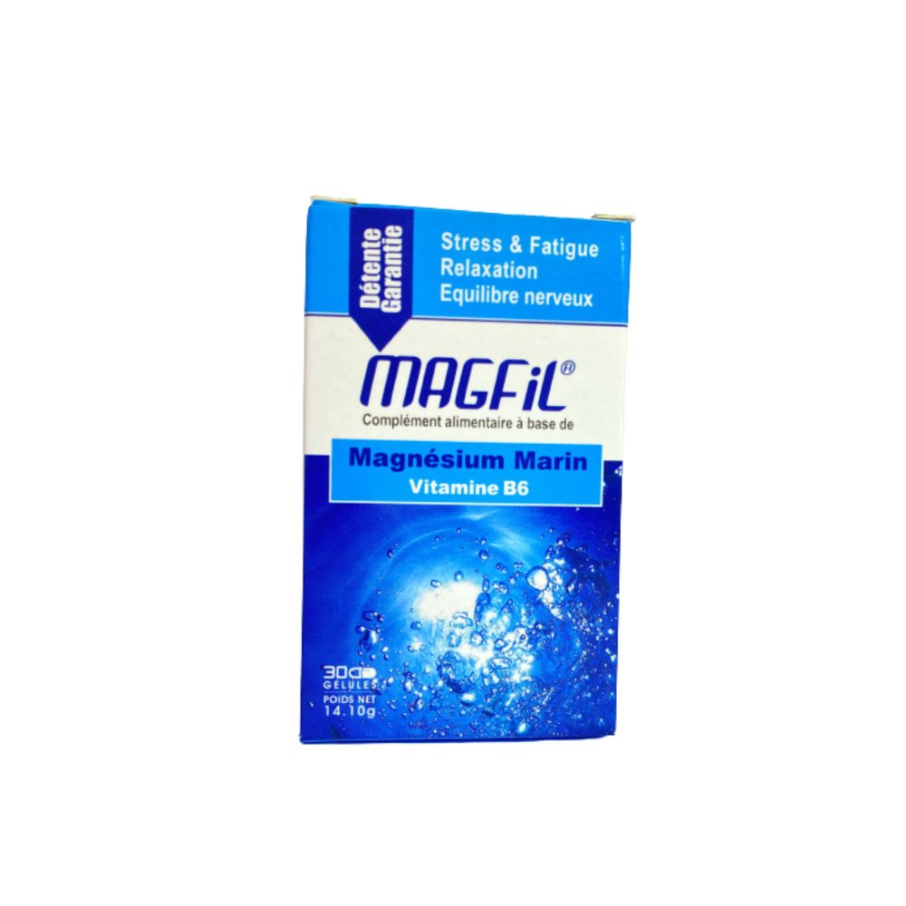 MAGFIL – Magnesium et Vitamine B6 – 30 gelules
