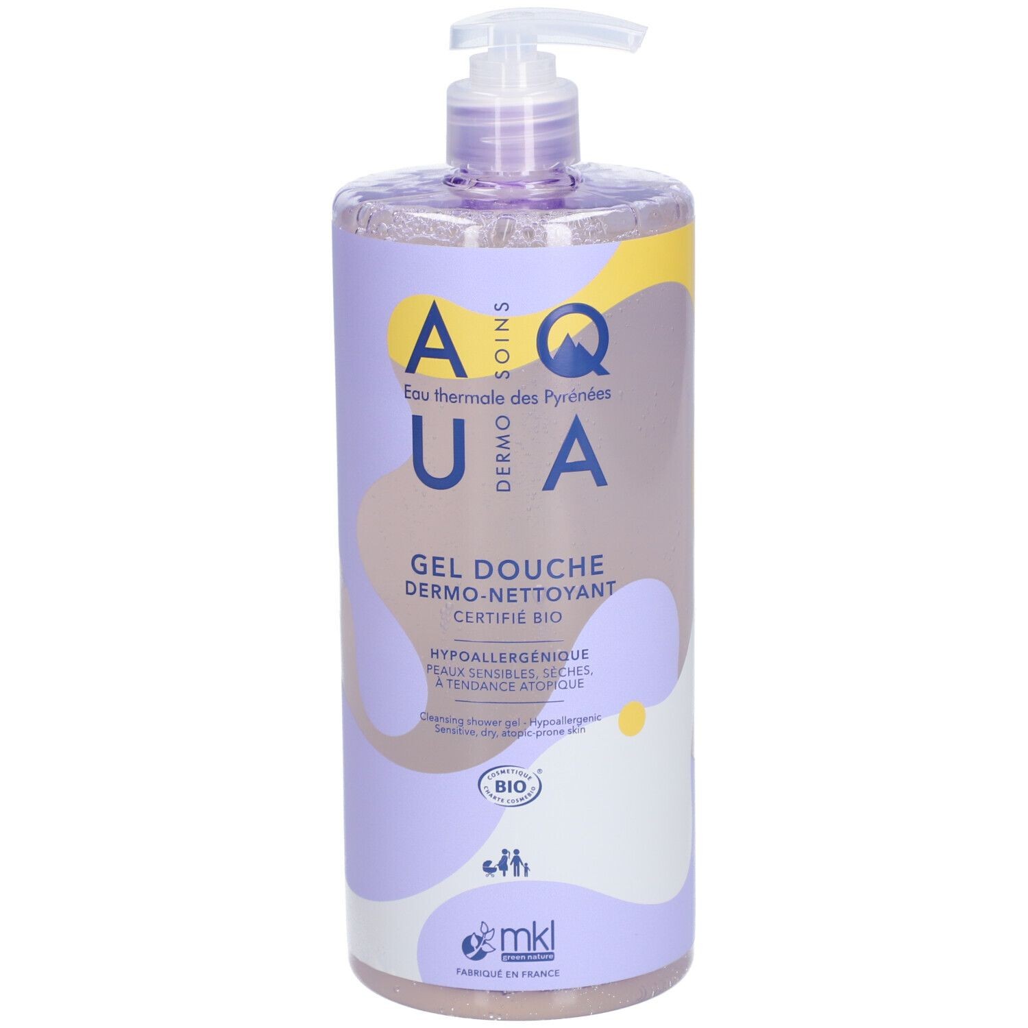 MKL Aqua Gel De Douche Dermo Nettoyant 1L