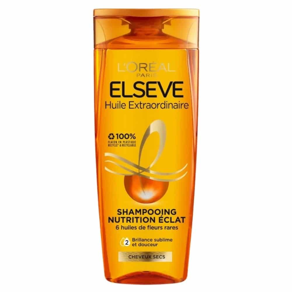 ELSEVE Huile Extraordinaire Shampooing Nutrition Éclat 400ml