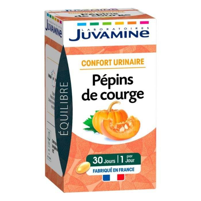Juvamine Confort Urinaire Pépins de Courge 30 Capsules