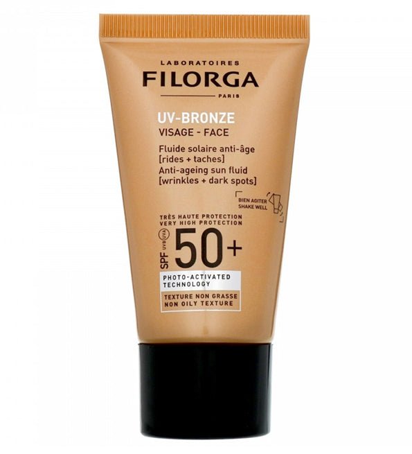 Filorga UV-Bronze Visage SPF50+ Fluide Solaire anti-Âge 40 ml