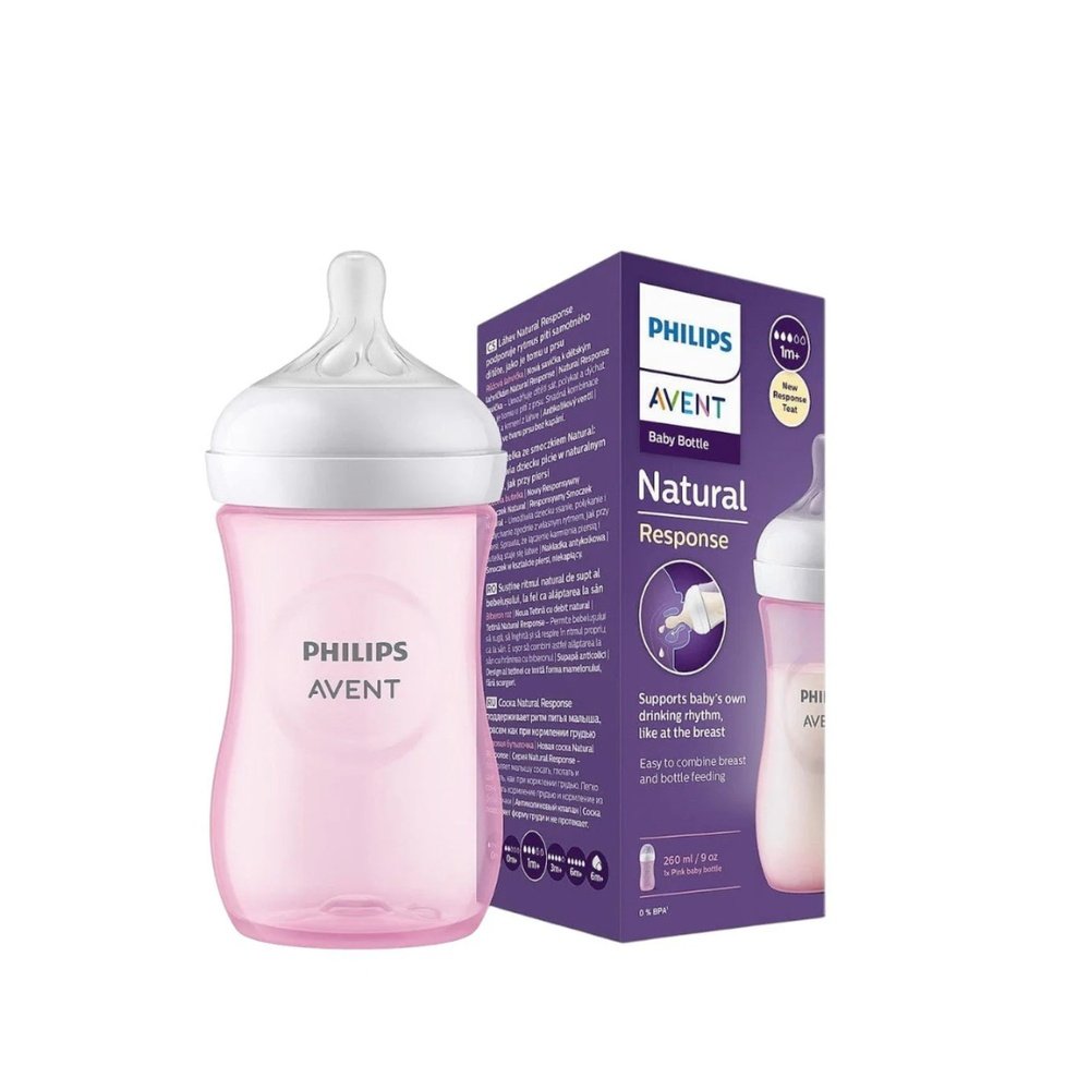 AVENT – Biberon Natural Response Teat +1m 260ml