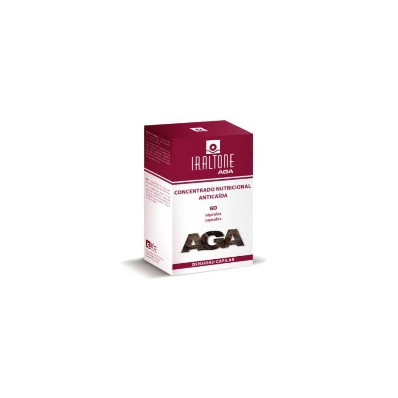 IRALTONE AGA CAPSULES PERTE DE CHEVEUX CHRONIQUES 60 CAPSULES