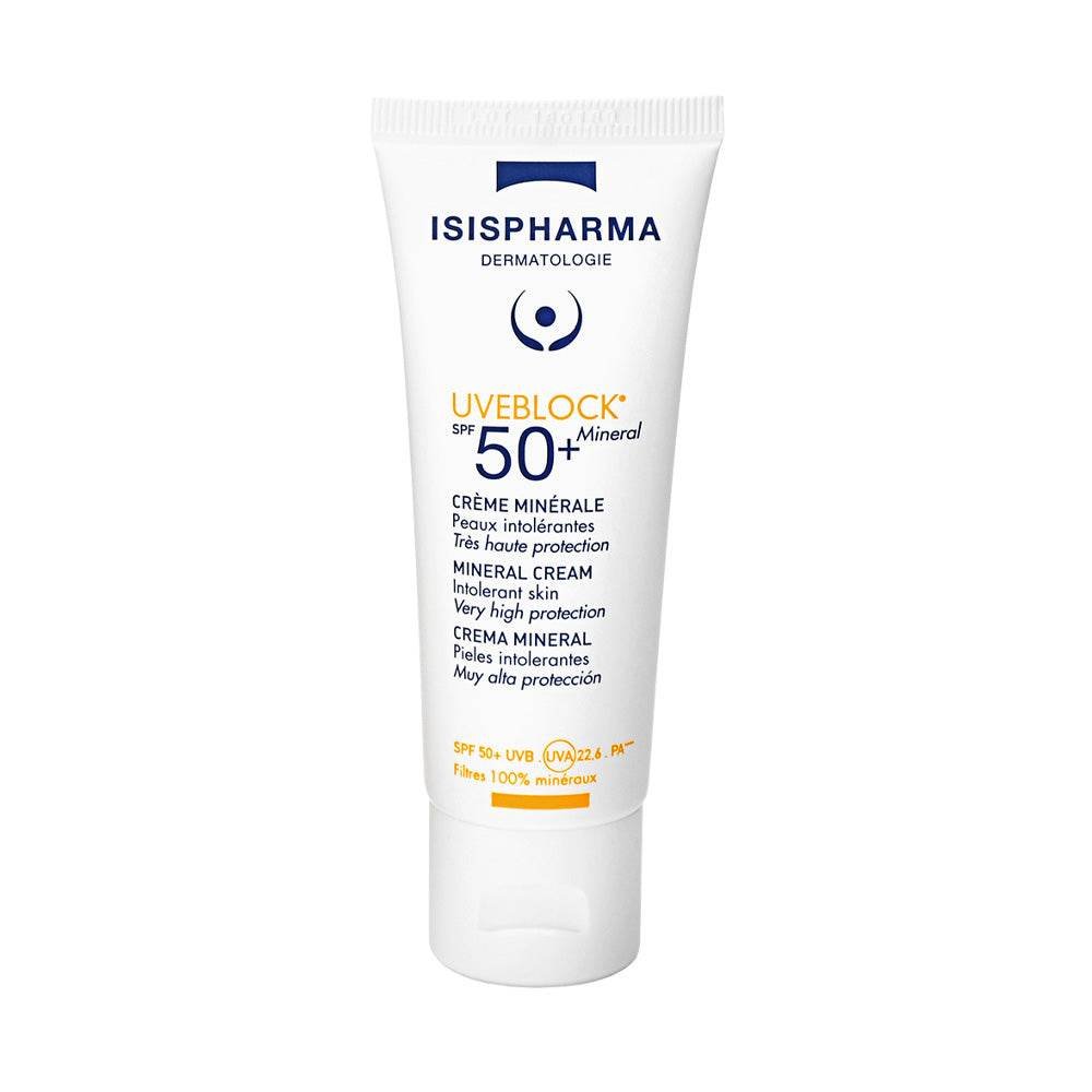 Isispharma UVEBLOCK Creme minerale invisible SPF 50+