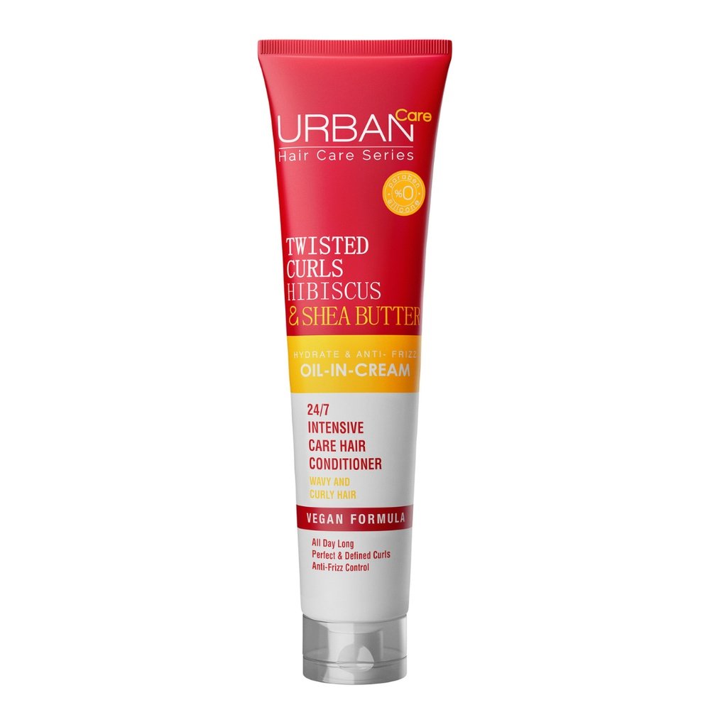 URBAN CARE Twisted Curls Hibiscus & Shea Butter Oil In Cream 175ml