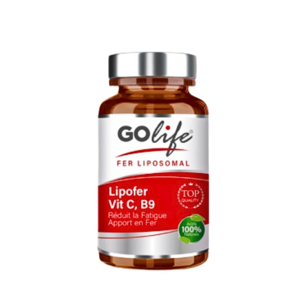 GOLIFE – Lipofer Vitamine C B9 – 90 Gelules