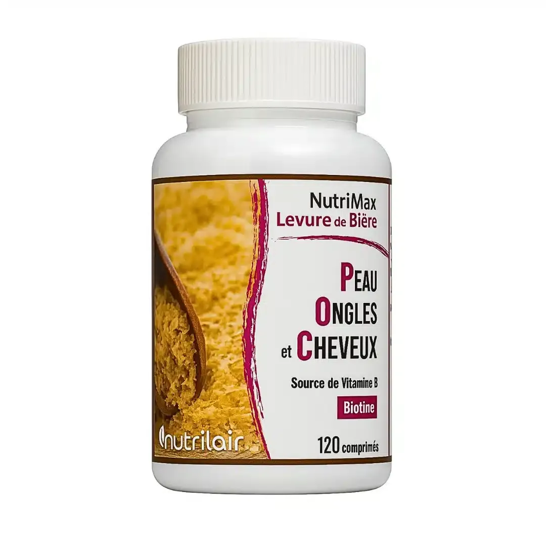 NUTRILAIR – Nutrimax Levure de Biere – 120 Comprime