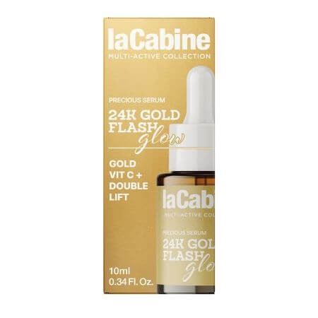LA CABINE 24K GOLD FLASH GLOW SERUM 10 ML