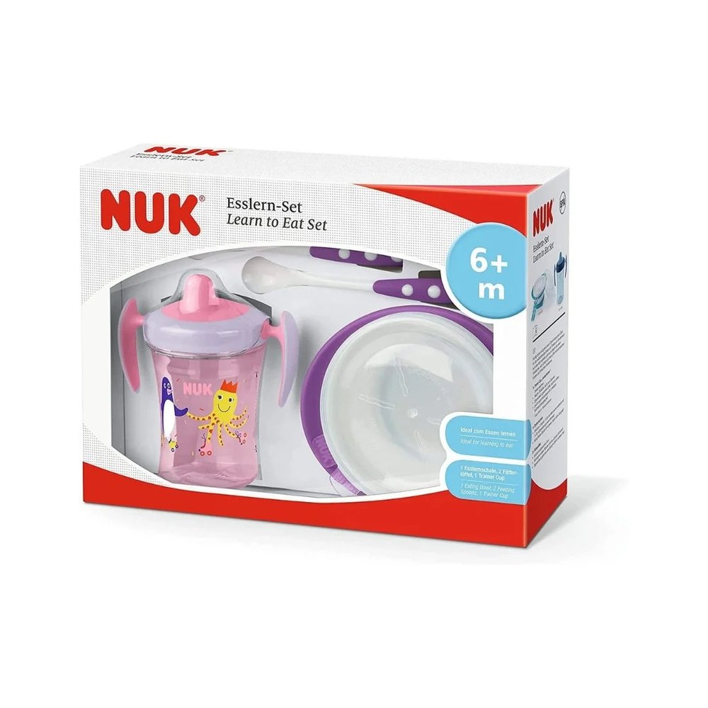 NUK – Esslern-Set Repas Rose/violet 6+ 10225273