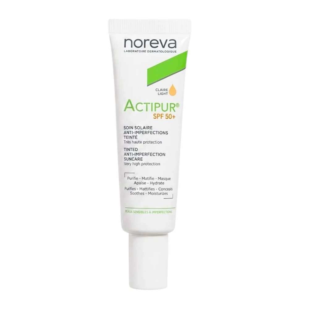 NOREVA – Actipur Ecran Solaire Anti-Imperfection Teinte Claire Spf50+ – 30ml