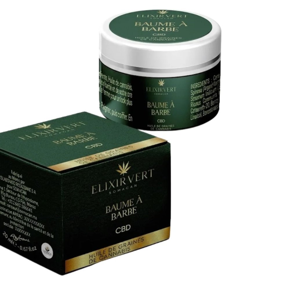 ELIXIR VERT – Baume a Barbre – 20ml
