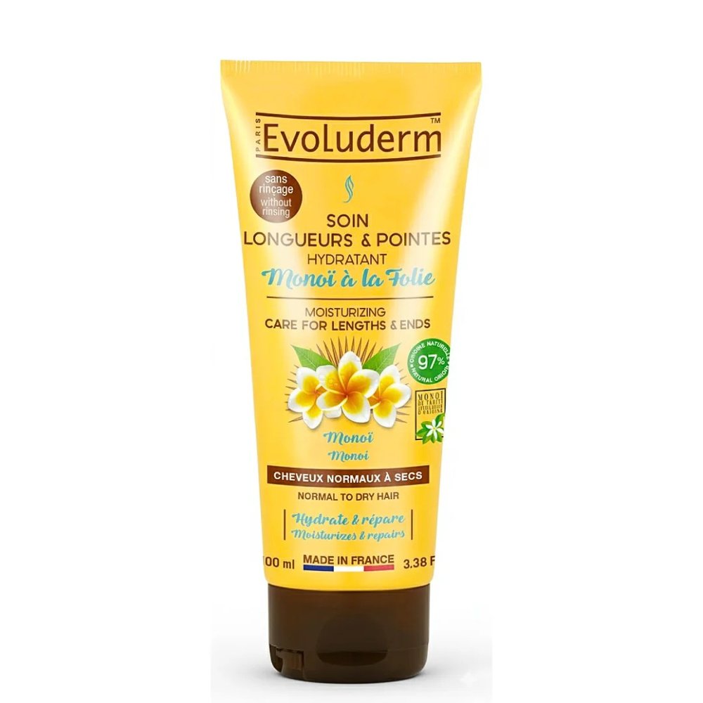 EVOLUDERM Soin Longueurs Et Pointes Monoï A La Folie 100ml