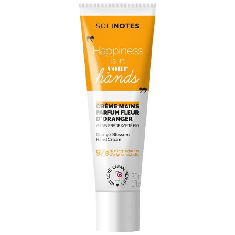 SOLINOTES CREME MAINS PARFUM FLEUR D'ORANGER 30 ML