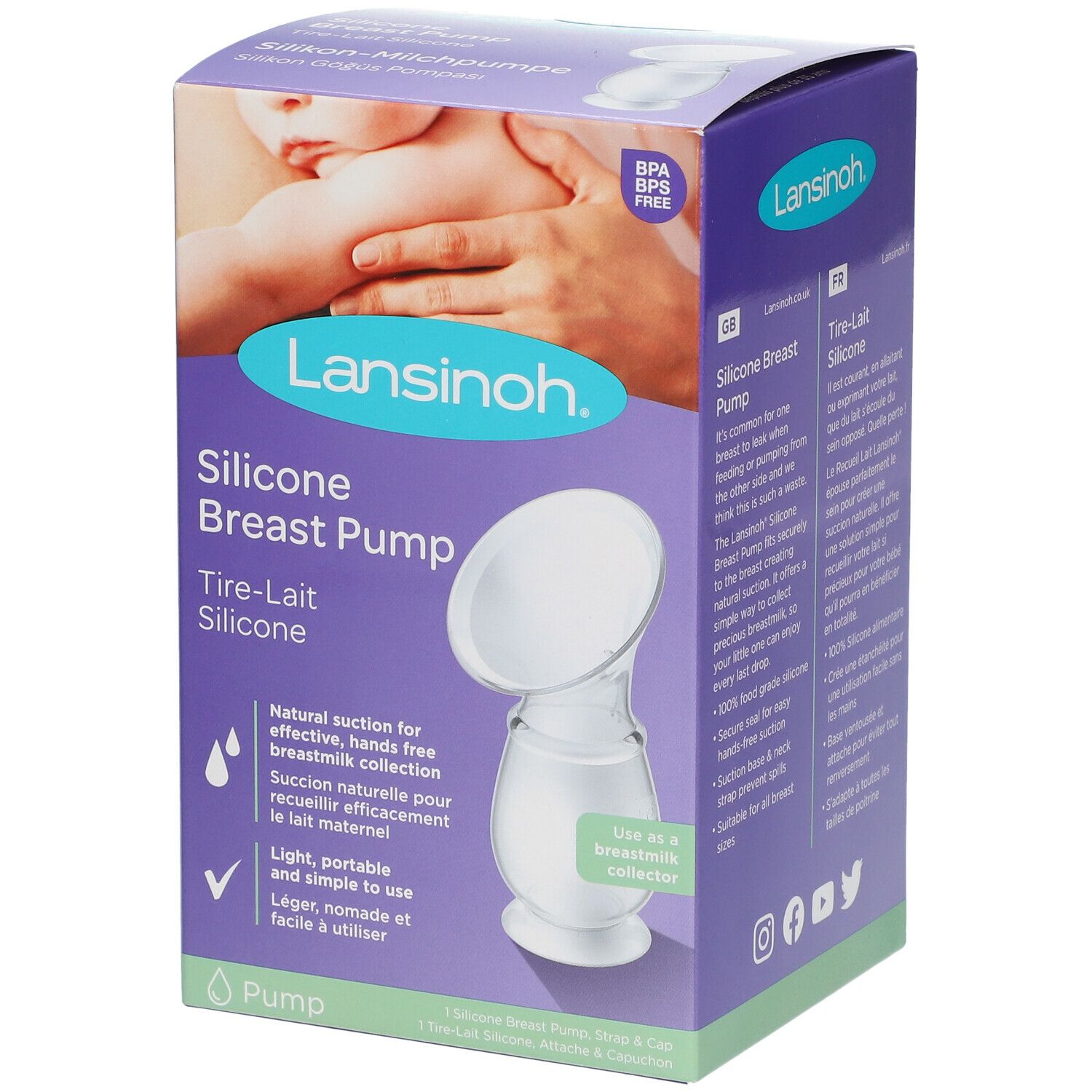 LANSINOH – Tire-Lait Silicone