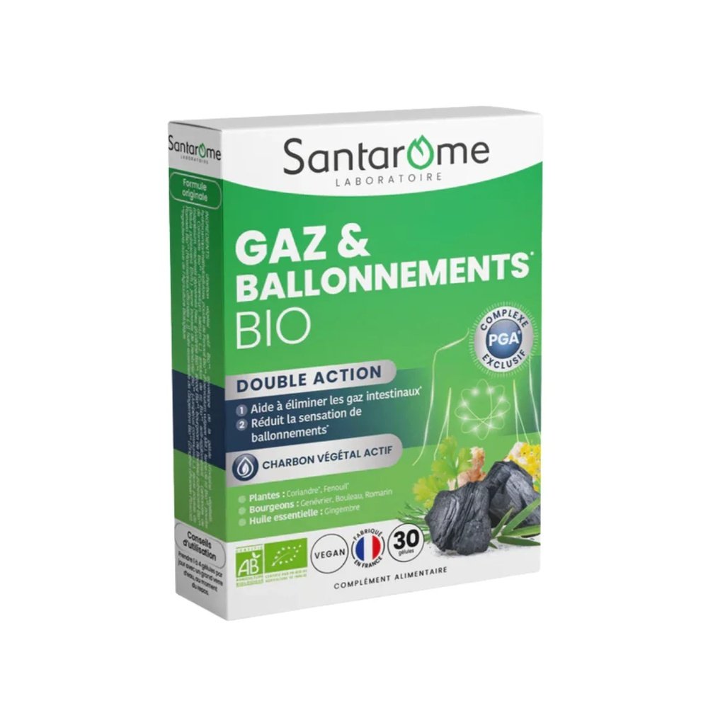 SANTAROME – Gaz et Ballonnements – 30 Gelules
