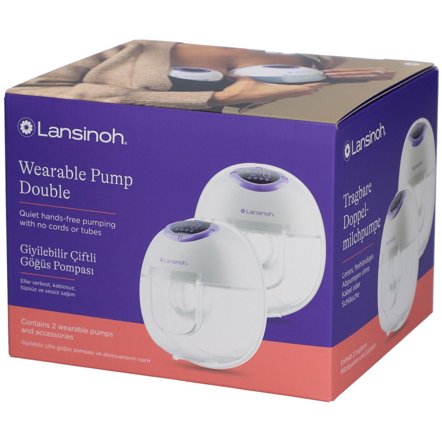 LANSINOH POMPE PORTABLE DOUBLE
