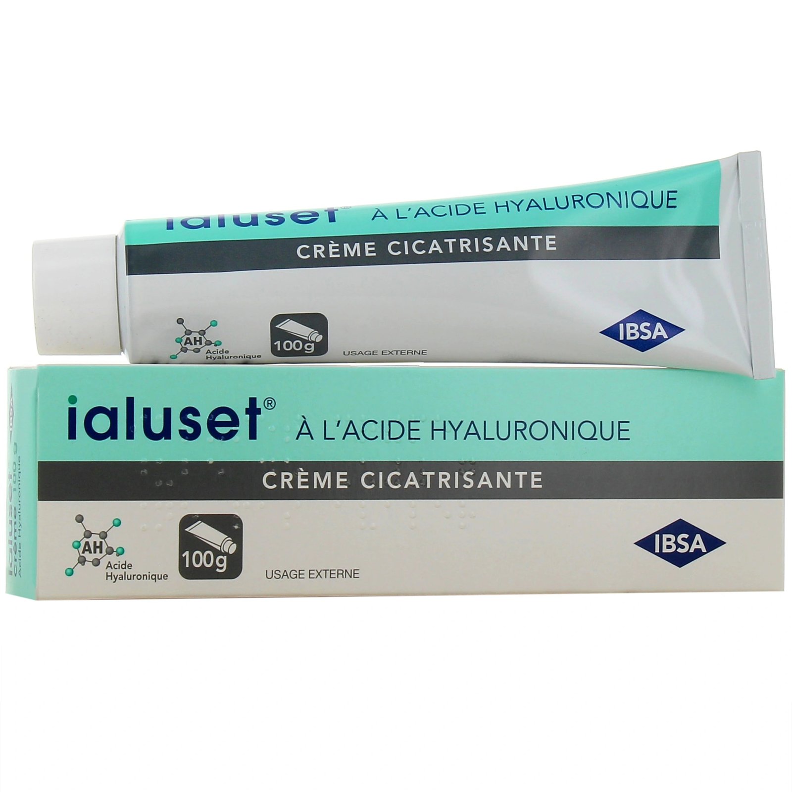 Ialuset Crème cicatrisante à l’acide hyaluronique — tube 100 g