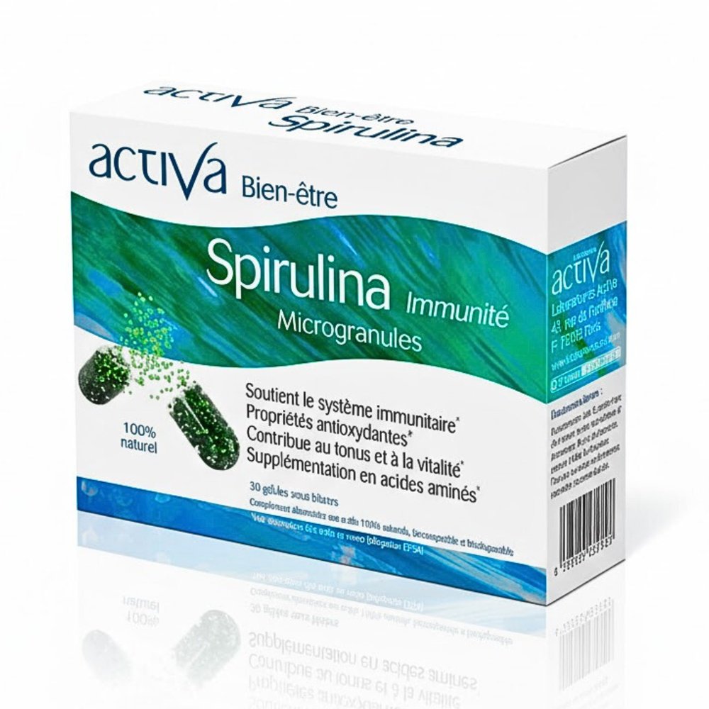 Activa Spirulina 30 Gélules